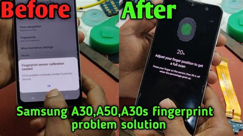 fingerprint sensor calibration needed samsung